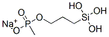 3-(Trihydroxysilyl)propyl methylphosphonate, monosodium salt Structure,84962-98-1Structure