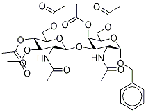 2-(乙?；被?-2-脫氧-3-O-[3,4,6-三-O-乙?；?2-(乙酰基氨基)-2-脫氧-β-D-吡喃葡萄糖]-α-D-半乳糖吡喃糖苷 4,6-二乙酸芐酯結(jié)構(gòu)式_85054-28-0結(jié)構(gòu)式