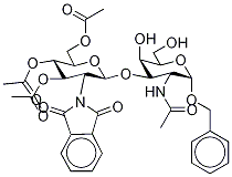 2-(乙酰基氨基)-2-脫氧-3-O-[3,4,6-三-O-乙?；?2-脫氧-2-鄰苯二甲酰亞氨基-β-D-吡喃葡萄糖]-α-D-半乳糖吡喃糖苷芐酯結(jié)構(gòu)式_85069-37-0結(jié)構(gòu)式