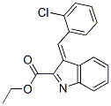 3-(2-氯亞芐基)-3H-吲哚-2-羧酸乙酯結構式_85137-89-9結構式