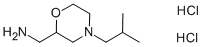 C-(4-異丁基-嗎啉-2-基)-甲胺雙鹽酸鹽結(jié)構(gòu)式_852851-64-0結(jié)構(gòu)式