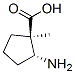 反式-(9ci)-2-氨基-1-甲基-環(huán)戊烷羧酸結(jié)構式_85726-01-8結(jié)構式