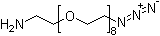 O-(2-氨基乙基)-o-(2-疊氮基乙基)六乙烯乙二醇結構式_857891-82-8結構式