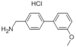 C-(3-甲氧基-聯苯-4-基)-甲胺鹽酸鹽結構式_858674-00-7結構式