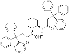 (1R,2R)-N,N-二羥基-N,N-雙(3,3,3-三苯基丙?；?環(huán)己烷-1,2-二胺結(jié)構(gòu)式_860036-29-9結(jié)構(gòu)式