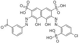 偶氮氯膦mA結構式_86167-87-5結構式