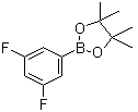 3,5-二氟苯硼酸頻那醇酯結(jié)構(gòu)式_863868-36-4結(jié)構(gòu)式
