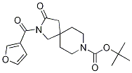 2-(3-呋喃羰基)-3-氧代-2,8-二氮雜螺[4.5]癸烷-8-羧酸 1,1-二甲基乙酯結構式_867009-69-6結構式