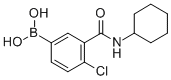 4-氯-3-(環(huán)己基氨基羰基)苯硼酸結(jié)構(gòu)式_871332-92-2結(jié)構(gòu)式