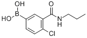 4-氯-3-(n-丙基氨基羰基)苯硼酸結構式_871332-93-3結構式
