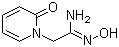 (Z，E)-N-羥基-2-(2-氧代吡啶-1(2H)-基)鹽酸乙脒結(jié)構(gòu)式_871544-57-9結(jié)構(gòu)式