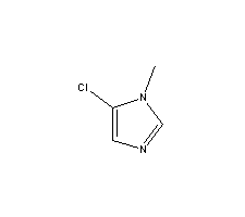 5-氯-1-甲基咪唑結(jié)構(gòu)式_872-49-1結(jié)構(gòu)式
