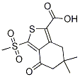 4,5,6,7-四氫-6,6-二甲基-3-(甲基磺?；?-4-氧代-苯并[c]噻吩-1-羧酸結(jié)構(gòu)式_873189-09-4結(jié)構(gòu)式