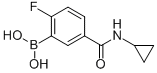 5-(環(huán)丙基氨基甲酰)-2-氟苯硼酸結(jié)構(gòu)式_874289-54-0結(jié)構(gòu)式