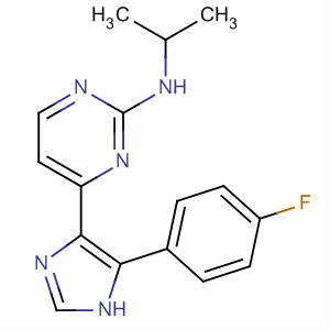 4-(4-(4-氟苯基)-1H-咪唑-5-基)-n-異丙基嘧啶-2-胺結構式_876521-41-4結構式