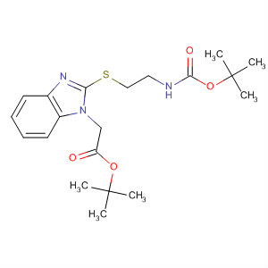 [2-(2-叔丁氧基羰基氨基-乙基磺酰基)-苯并咪唑-1-基]-乙酸叔丁酯結(jié)構(gòu)式_877626-82-9結(jié)構(gòu)式