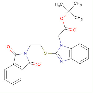 {2-[2-(1,3-二氧代-1,3-二氫-異吲哚-2-基)-乙基磺酰基]-苯并咪唑-1-基}-乙酸叔丁酯結(jié)構(gòu)式_877626-87-4結(jié)構(gòu)式