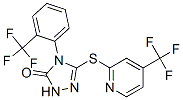 2,4-二氫-4-[2-(三氟甲基)苯基]-5-[[4-(三氟甲基)-2-吡啶]硫代]-3H-1,2,4-噻唑-3-酮結(jié)構(gòu)式_883028-74-8結(jié)構(gòu)式