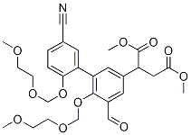 2-(5-氰基-5-甲?；?2,6-雙((2-甲氧基乙氧基)甲氧基)-[1,1-聯(lián)苯]-3-基)琥珀酸二甲酯結(jié)構(gòu)式_883993-75-7結(jié)構(gòu)式