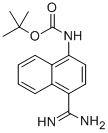(4-甲脒基-1-萘)-氨基甲酸叔丁酯結(jié)構(gòu)式_885270-07-5結(jié)構(gòu)式