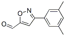 3-(3,5-二甲基苯基)-異噁唑-5-甲醛結(jié)構(gòu)式_885273-60-9結(jié)構(gòu)式