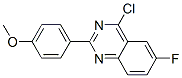 4-氯-6-氟-2-(4-甲氧基苯基)-喹唑啉結(jié)構(gòu)式_885277-16-7結(jié)構(gòu)式