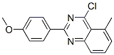 4-氯-2-(4-甲氧基苯基)-5-甲基喹唑啉結構式_885277-29-2結構式