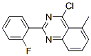 4-氯-2-(2-氟苯基)-5-甲基喹唑啉結(jié)構(gòu)式_885277-61-2結(jié)構(gòu)式