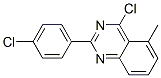 4-氯-2-(4-氯苯基)-5-甲基喹唑啉結(jié)構(gòu)式_885277-78-1結(jié)構(gòu)式