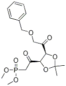 2-((4r,5s)-5-(2-(芐氧基)乙酰基)-2,2-二甲基-1,3-二氧雜烷-4-基)-2-氧代乙基磷酸二甲酯結構式_89291-74-7結構式