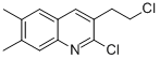 2-氯-3-(2-氯乙基)-6,7-二甲基喹啉結(jié)構(gòu)式_893724-61-3結(jié)構(gòu)式