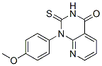 1-(4-甲氧基苯基)-2-硫氧代-1,2,3,4-四氫吡啶并[2,3-d]嘧啶-4-酮結構式_89374-59-4結構式