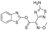 (S)-2-苯并噻唑-(Z)-2-(5-氨基-1,2,4-噻二唑-3-基)-2-甲氧基亞氨基硫代乙酸酯結(jié)構(gòu)式_89604-91-1結(jié)構(gòu)式