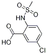 5-氯-2-[(甲基磺?；?氨基]苯甲酸結(jié)構(gòu)式_89979-12-4結(jié)構(gòu)式