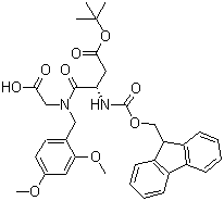 N-[(9H-芴-9-基甲氧基)羰基]-L-ALPHA-天冬氨?；?N-[(2,4-二甲氧基苯基)甲基]甘氨酸 1-叔丁酯結(jié)構(gòu)式_900152-72-9結(jié)構(gòu)式