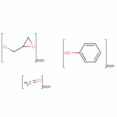 Formaldehyde, polymer with (chloromethyl)oxirane and phenol Structure,9003-36-5Structure