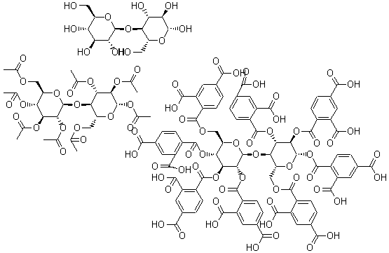 乙酸纖維素結(jié)構(gòu)式_9004-35-7結(jié)構(gòu)式