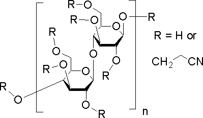 氰乙基纖維素結(jié)構(gòu)式_9004-41-5結(jié)構(gòu)式