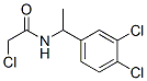 2-氯-N-[1-(3,4-二氯苯基)乙基]乙酰胺結(jié)構(gòu)式_90793-96-7結(jié)構(gòu)式