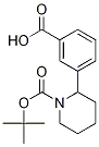 2-(3-羧基-苯基)-哌啶-1-羧酸叔丁酯結(jié)構(gòu)式_908334-24-7結(jié)構(gòu)式