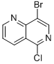 8-Bromo-5-chloro-1,6-naphthyridine Structure,909649-12-3Structure