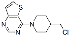4-[4-(氯甲基)哌啶]噻吩并[3,2-d]嘧啶結(jié)構(gòu)式_912569-69-8結(jié)構(gòu)式