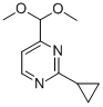 2-環(huán)丙基-4-二甲氧基甲基-嘧啶結(jié)構(gòu)式_914348-07-5結(jié)構(gòu)式