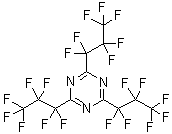 2,4,6-Tris(heptafluoropropyl)-1,3,5-triazine Structure,915-76-4Structure