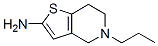 (9CI)-4,5,6,7-四氫-5-丙基-噻吩并[3,2-c]吡啶-2-胺結(jié)構(gòu)式_91617-60-6結(jié)構(gòu)式