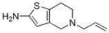(9CI)-4,5,6,7-四氫-5-(2-丙烯基)-噻吩并[3,2-c]吡啶-2-胺結(jié)構(gòu)式_91617-64-0結(jié)構(gòu)式