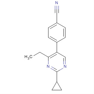 4-(2-環(huán)丙基-4-乙基-5-嘧啶)苯甲腈結(jié)構(gòu)式_918422-30-7結(jié)構(gòu)式