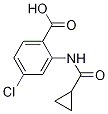4-氯-2-[(環(huán)丙基羰基)氨基]苯甲酸結(jié)構(gòu)式_926242-52-6結(jié)構(gòu)式