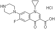 環(huán)丙沙星鹽酸鹽結(jié)構(gòu)式_93107-08-5結(jié)構(gòu)式