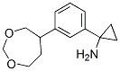1-[3-(1,3-二氧雜環(huán)庚烷)苯基]-環(huán)丙胺結(jié)構(gòu)式_935460-20-1結(jié)構(gòu)式